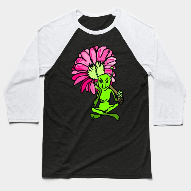 Flower Faerie Baseball T-Shirt by imphavok